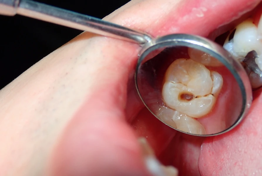 a patient receiving restorative dentistry