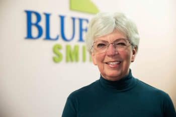 Female Patient Smiling, Blue Sky Smiles, Saginaw TX